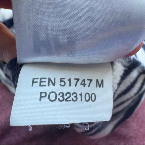 HELLY HANSEN  WOMEN BYKLE GRAPHIC FLEECE STRIPED BLUE AND WHITE - M - Picture 5 of 11